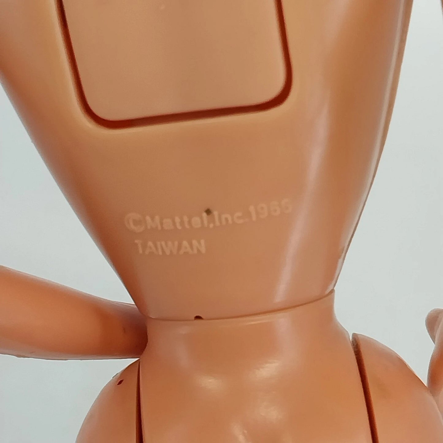 Mattel Kissing Barbie Blonde Bendable Knees Blue Eyes Doll 1978 Head 1966 Body