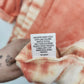 Relativity Women's Large Orange Cream Tie Dye Sweatshirt Tunic Long Sleeve India
