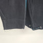 Liz & Co Petite Medium Tracksuit Jacket & Pants Black Cotton Blue White Piping