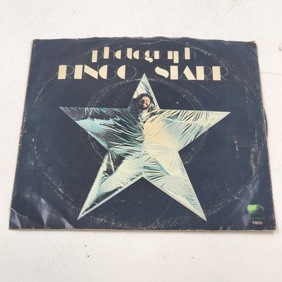 Ringo Starr Photograph/Down and Out 7" 45 RPM Vinyl Record 1973 Apple 1865