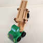 Melissa and Doug Wooden Toy Car Carrier Truck and Trailer Kids Classic No Cars