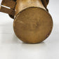 Italian Metal Lantern Taper Holder Vintage Amber Yellow Cone Rustic Candle Lamp