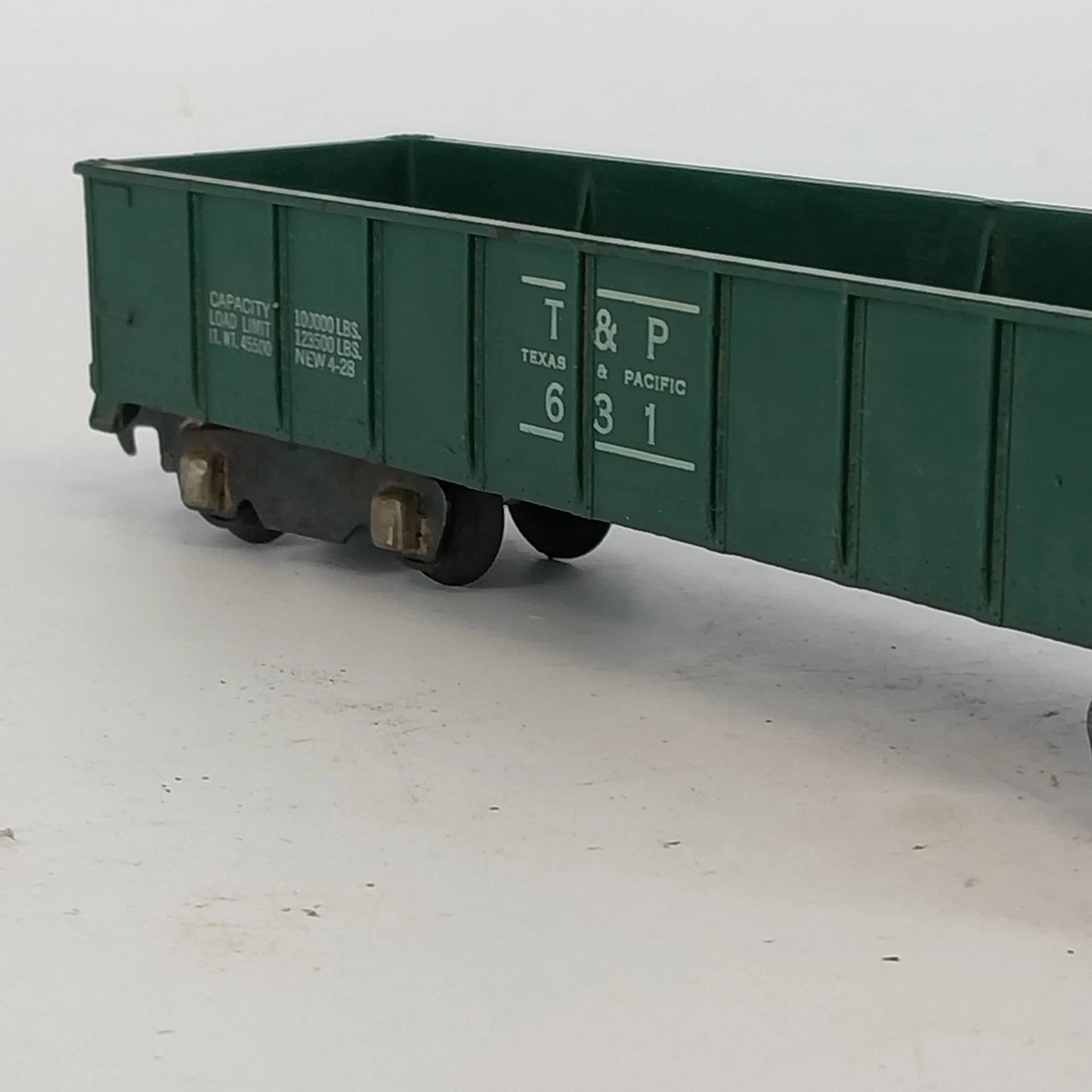 Vintage American Flyer S Gauge Texas Pacific Gondola 631 Green