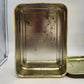 Slice O' Life Bread Empty Box Metal Tin Brown Lid Wheat Design 14" USA Vintage