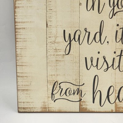 When A Cardinal Appears Ganz Wall Plaque Sign 18" x 22” Hanging Home Décor
