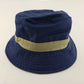 Reversible Bucket Fishing Hat Khaki Navy Cooling Action One Size Cotton 2" Brim