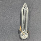 12 Rock Icicle Spear Drop Chandelier Crystals 3.2" Glass Prisms