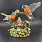 Robin Family San Francisco Music Box Porcelain Vtg OH WHAT A BEAUTIFUL MORNING