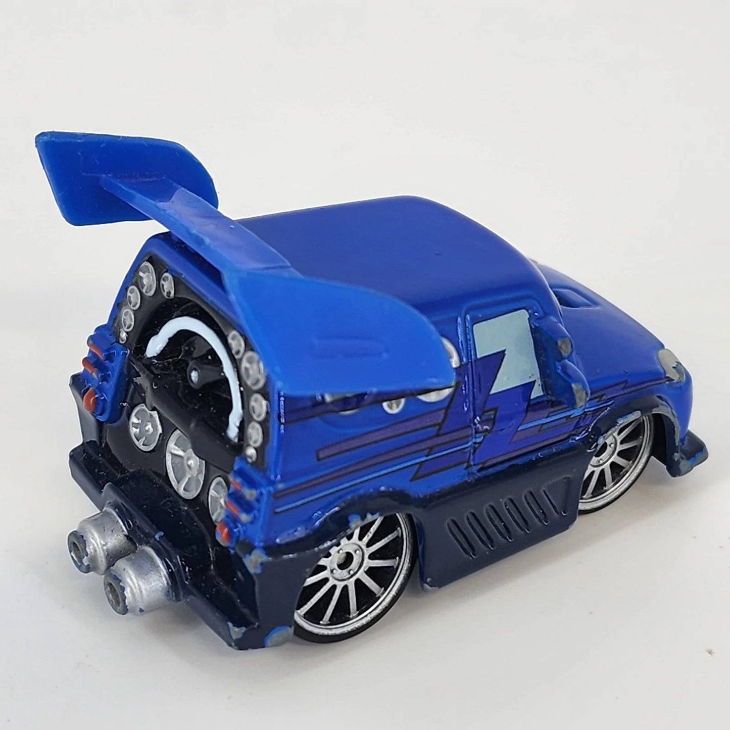 Disney Pixar Cars DJ Blue Hip Hop Supercharged Diecast 1:55 Scale Toy Car Mattel