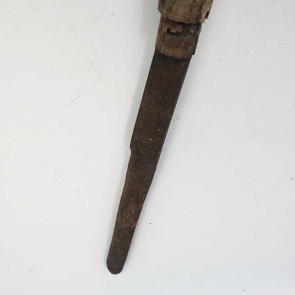 Repurposed Flat File Concave Scraper Gouge Woodworking Tool 18.25" Vintage