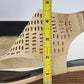 Ruff Hewn Floyd Caged Gladiator Sandals Off White Women 8