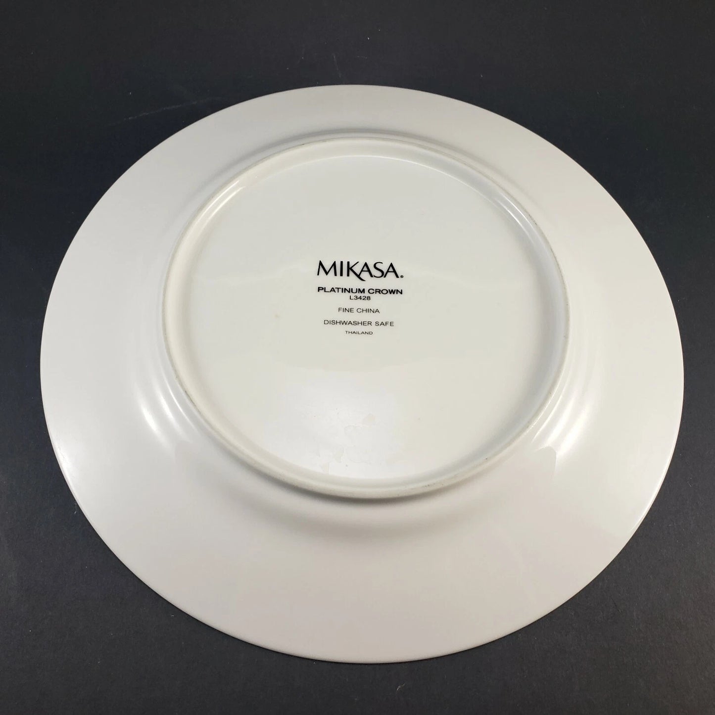 Mikasa Platinum Crown Fine China L3428 Dinner Plate 10.75" Vintage Thailand