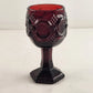 Avon Cape Cod Ruby Red Glass Tea Light Candle Holder Boxed