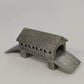 Spoontiques Covered Bridge Pewter Miniature Figurine 3051 1987 Vintage