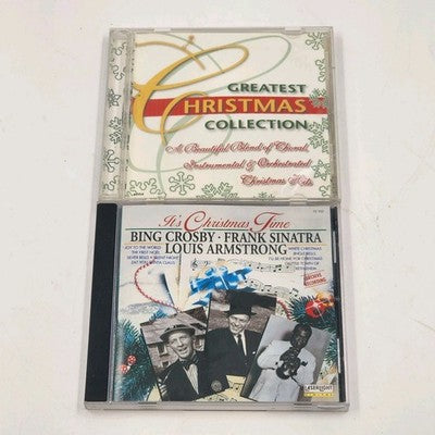 2 Music CD It's Christmas Time & Greatest Christmas Collection 1 Holiday Theme