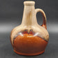 McCoy Pottery Onyx Jug Figurine Brown Cream Glaze No Lid No Music Box Vintage 9"