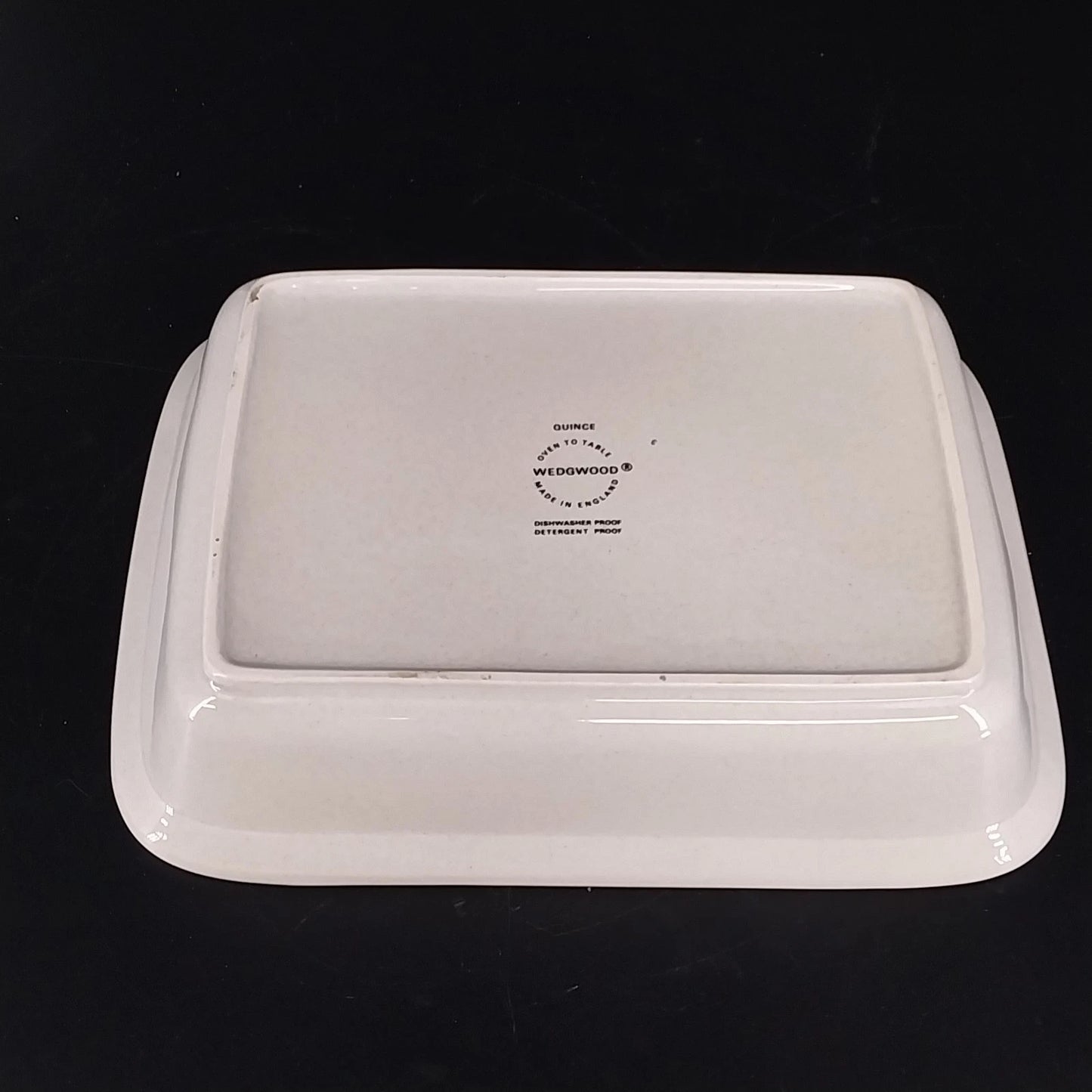 Wedgwood Quince Rectangular Baker 10” Oven to Table Fruit Ring England Vintage