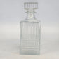 Bar One Lexington Whiskey Decanter Set 5pc Cut Glass 4 Rocks Glasses NOS