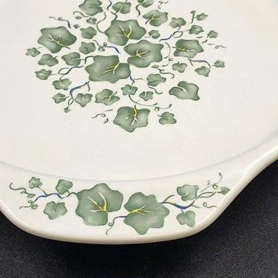Corelle Coordinates Callaway Ivy 9" Deep Pie Plate Stoneware w/ Handles
