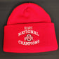 Ohio State Buckeyes 2002 Football National Champions Cuffed Knit Beanie Hat Cap