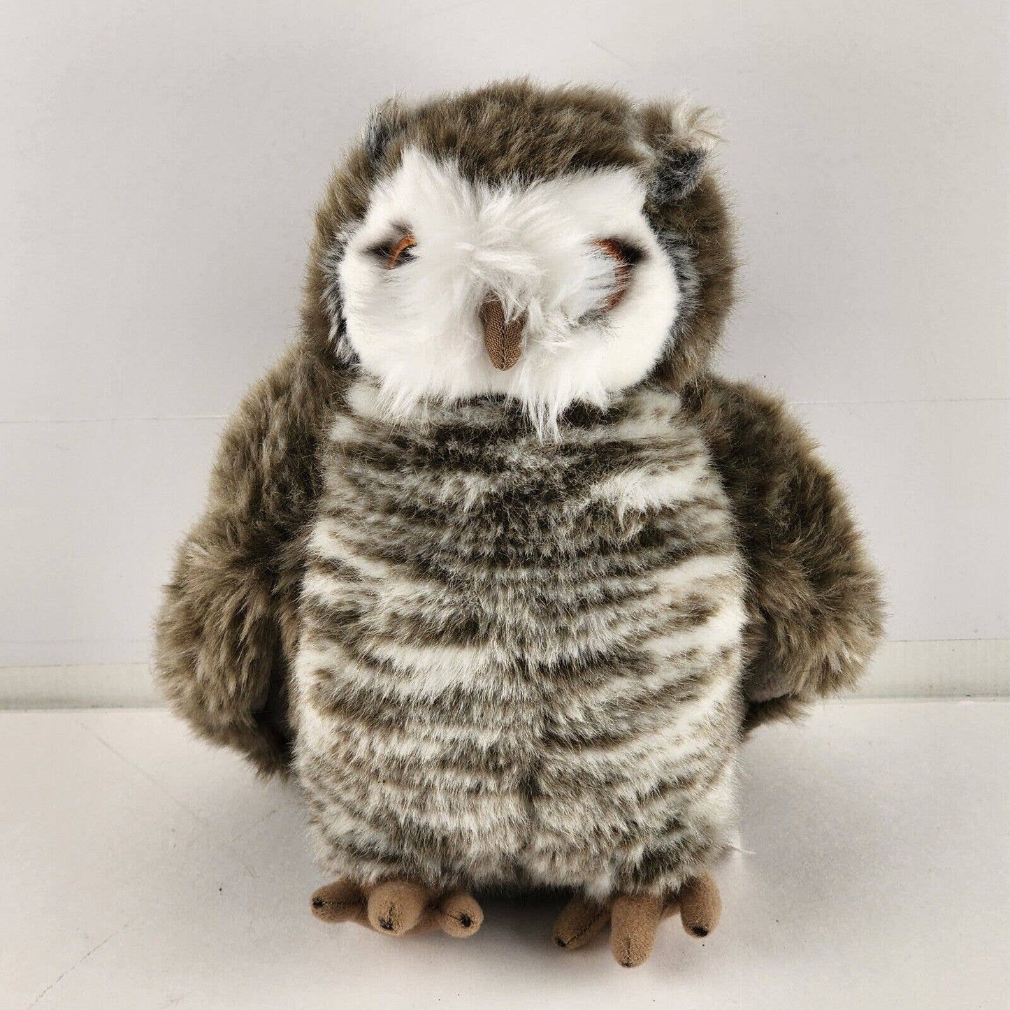 Plush Pigwidgeon Gray Owl 9" Tall The Wizarding World of Harry Potter Head Turns