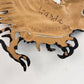 Vermay GC2 L&R Wiped Brown Cast Metal Roosters Fighting Cocks Vintage Wall Art