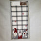 Nicole Miller Home Gnome Table Runner 72” X 16” Rare Black & White Flannel NWT
